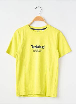 T-shirt stretch manches courtes vert TIMBERLAND garçon