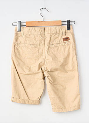 Bermuda tissage popeline marron TIMBERLAND garçon