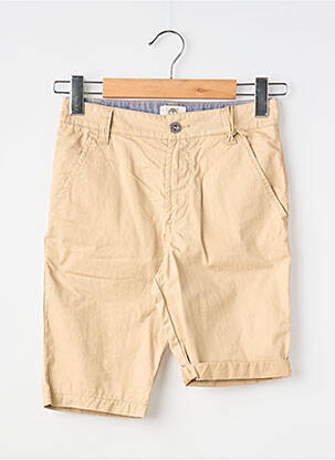 Bermuda tissage popeline marron TIMBERLAND garcon