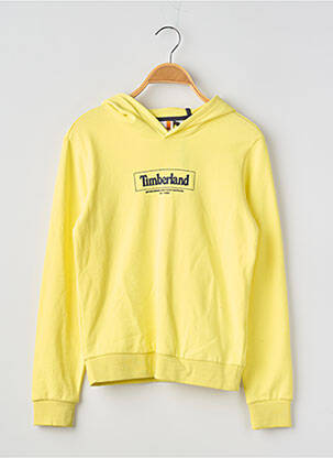 Pull col roulé manches longues manches longues jaune TIMBERLAND garcon