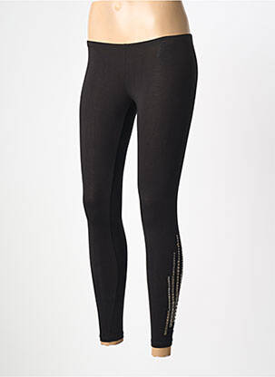 Legging tissage jersey taille normale noir GUESS femme