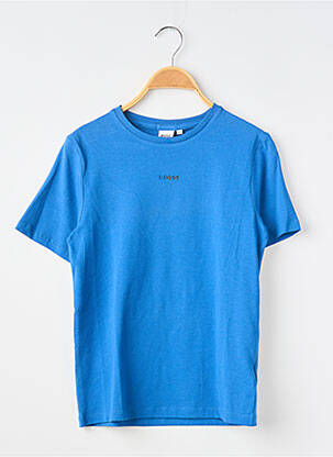 T-shirt stretch manches courtes bleu HUGO BOSS garcon