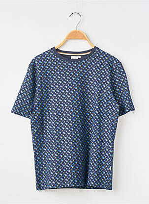 T-shirt stretch manches courtes bleu HUGO BOSS garcon