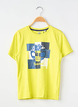 T-shirt stretch manches courtes vert TIMBERLAND garcon