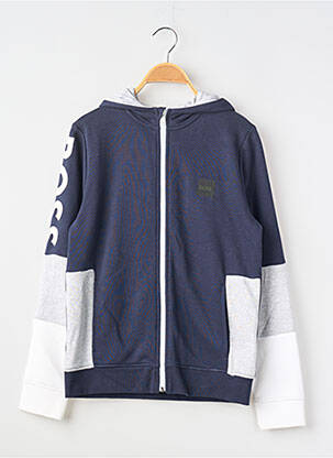 Veste casual poches bleu HUGO BOSS garcon