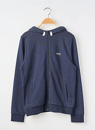 Veste casual poches bleu HUGO BOSS garcon