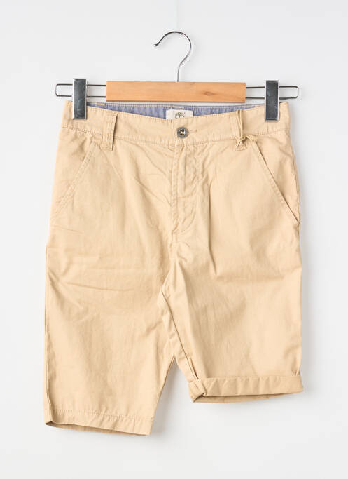 Bermuda tissage popeline marron TIMBERLAND garcon