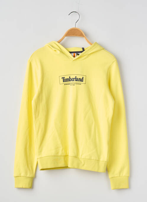 Pull col roulé manches longues manches longues jaune TIMBERLAND garcon