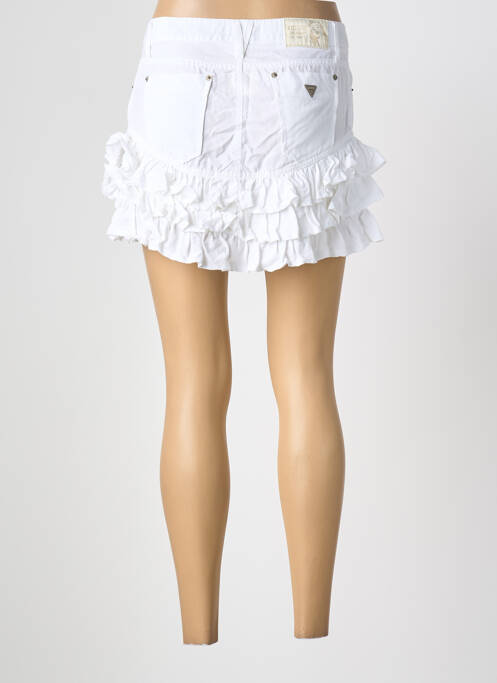 Jupe courte poches blanc GUESS femme