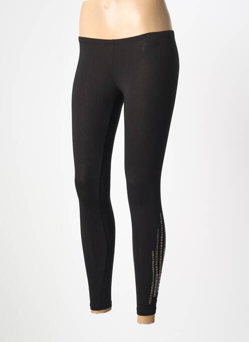 Legging tissage jersey taille normale noir GUESS femme