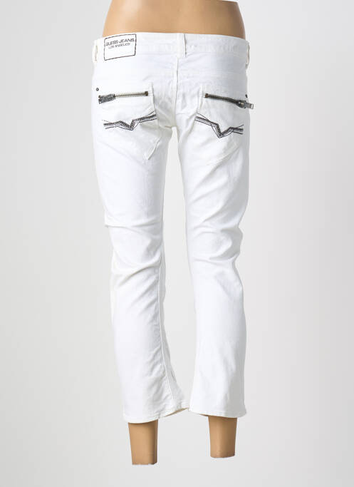 Pantacourt taille basse taille basse blanc GUESS femme