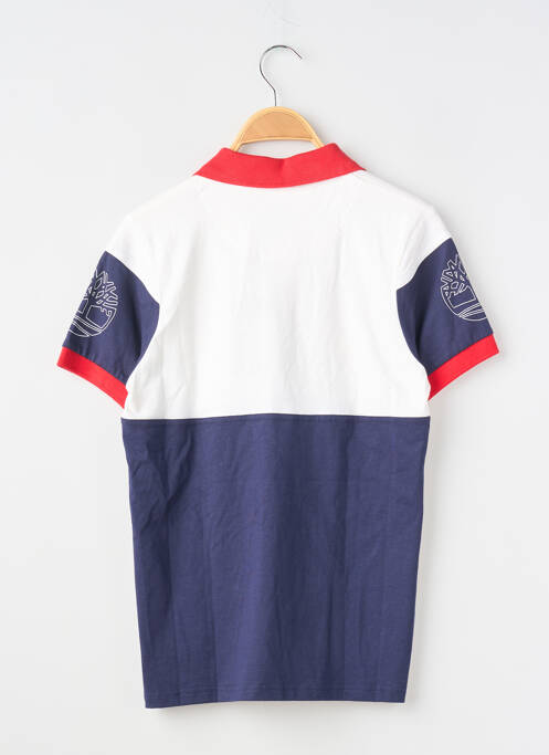 Polo stretch manches courtes bleu TIMBERLAND garcon