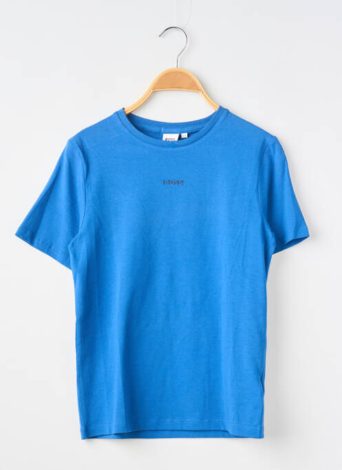 T-shirt stretch manches courtes bleu HUGO BOSS garcon