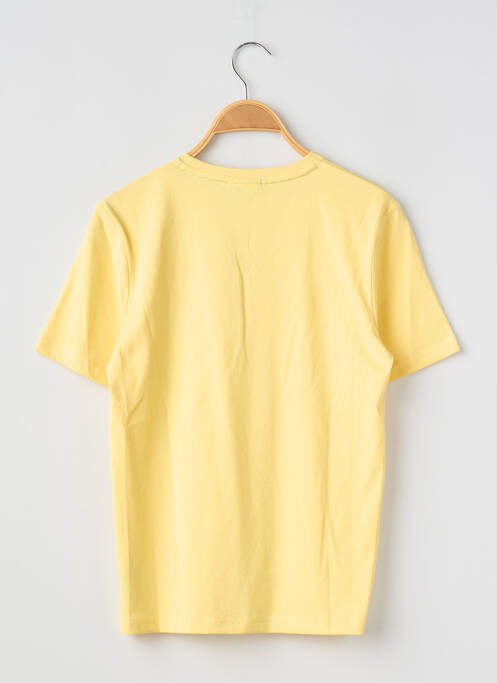 T-shirt stretch manches courtes jaune HUGO BOSS garcon