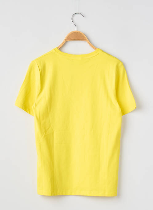 T-shirt stretch manches courtes jaune HUGO BOSS garcon