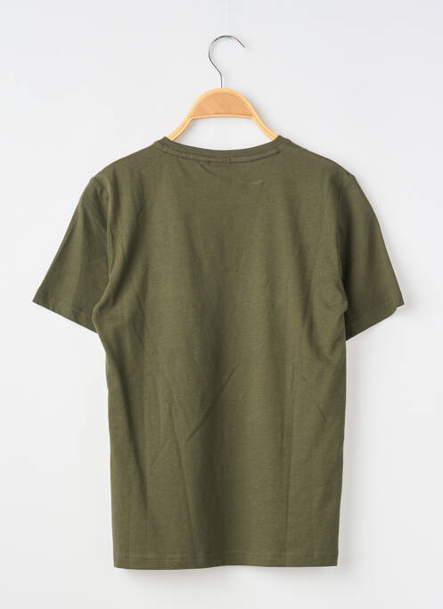 T-shirt stretch manches courtes vert HUGO BOSS garcon