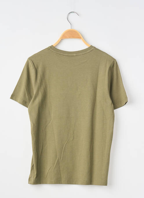 T-shirt stretch manches courtes vert HUGO BOSS garcon
