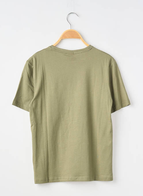 T-shirt stretch manches courtes vert HUGO BOSS garcon