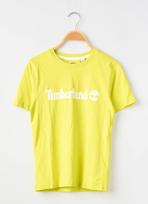 T-shirt stretch manches courtes vert TIMBERLAND garcon
