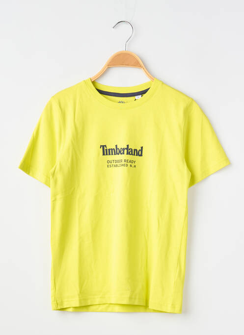 T-shirt stretch manches courtes vert TIMBERLAND garcon