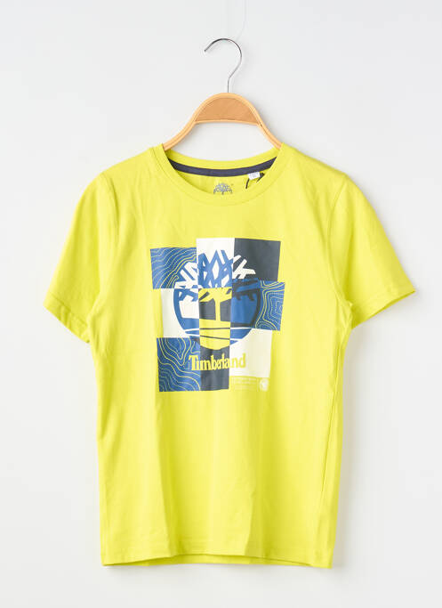 T-shirt stretch manches courtes vert TIMBERLAND garcon