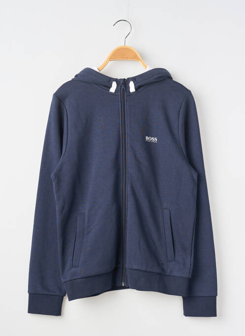 Veste casual poches bleu HUGO BOSS garcon