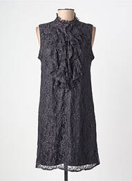 Robe mi-longue sans manche sans manche gris ANGE femme