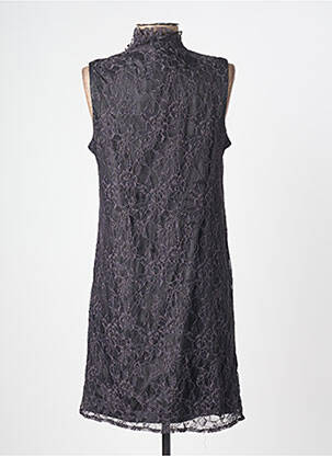 Robe mi-longue sans manche sans manche gris ANGE femme