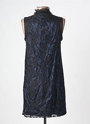 Robe mi-longue sans manche sans manche noir ANGE femme