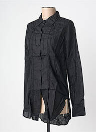 Chemisier coupe cintrée manches longues noir MELTIN'POT femme