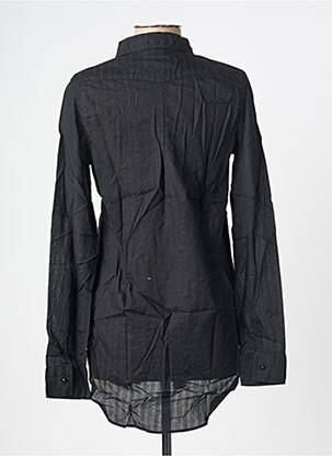 Chemisier coupe cintrée manches longues noir MELTIN'POT femme