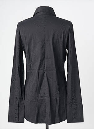 Chemisier coupe cintrée manches longues noir GUESS femme