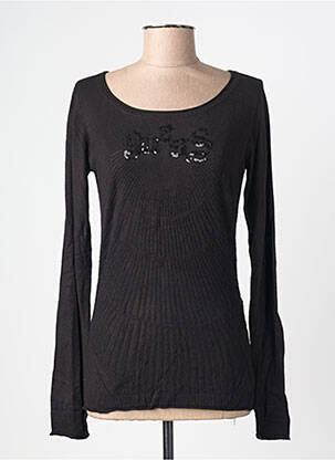 T-shirt manches longues manches longues noir GUESS femme