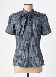 Chemisier manches courtes manches courtes bleu PEPE JEANS femme