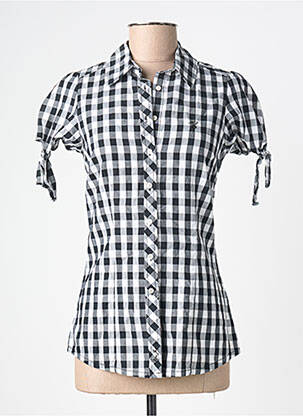 Chemisier manches courtes manches courtes noir PEPE JEANS femme