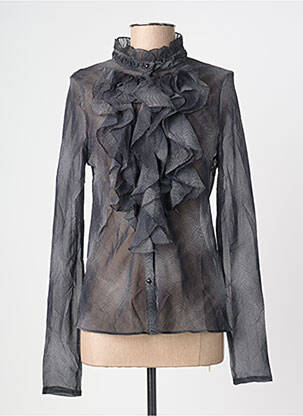 Chemisier bleu ANGE femme