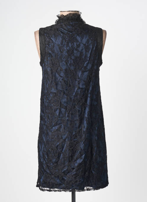 Robe mi-longue sans manche sans manche noir ANGE femme