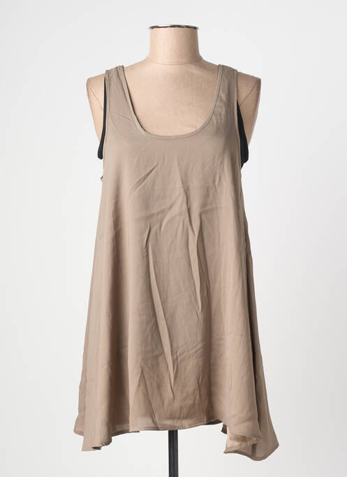 Tunique sans manche beige ANGE femme