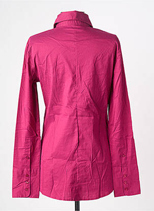 Chemisier coupe cintrée manches longues violet GUESS femme