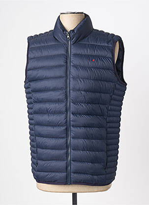 Doudoune poches sans capuche bleu TEDDY SMITH homme