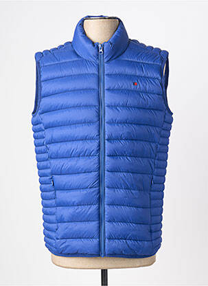 Doudoune poches sans capuche bleu fonce TEDDY SMITH homme