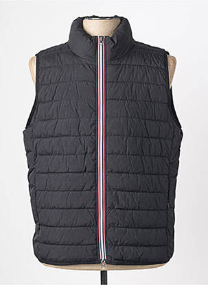 Doudoune fermeture zippée sur le devant sans capuche noir LAURA JO homme