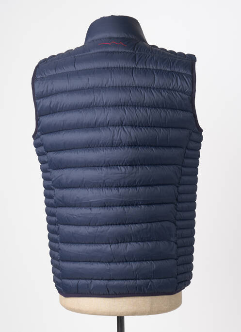 Doudoune poches sans capuche bleu TEDDY SMITH homme