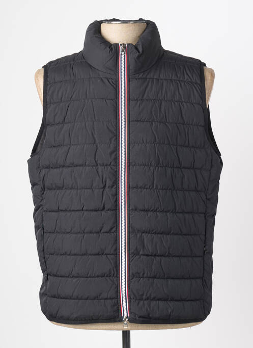 Doudoune fermeture zippée sur le devant sans capuche noir LAURA JO homme