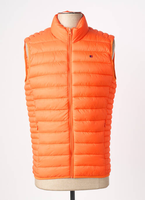 Doudoune poches sans capuche orange TEDDY SMITH homme