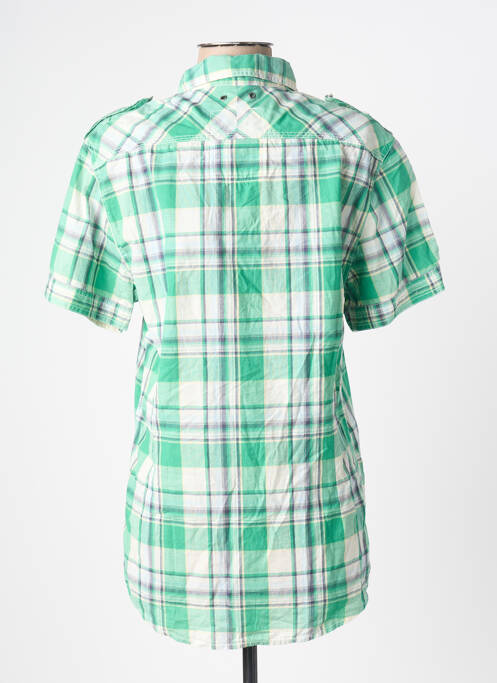 Chemise manches courtes poches vert GUESS homme