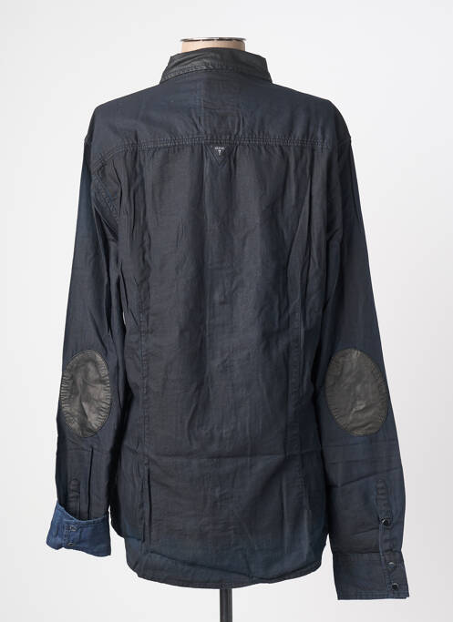 Chemise manches longues poignets boutonnés noir GUESS homme