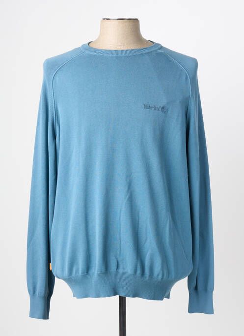 Pull stretch manches longues bleu TIMBERLAND homme