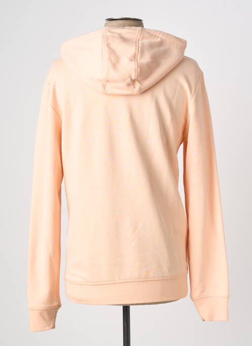 Sweat-shirt à capuche broderie manches longues rose TEDDY SMITH homme