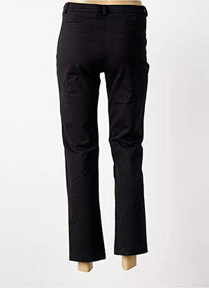 Pantalon 7/8 stretch taille normale noir BLANC BOHEME femme
